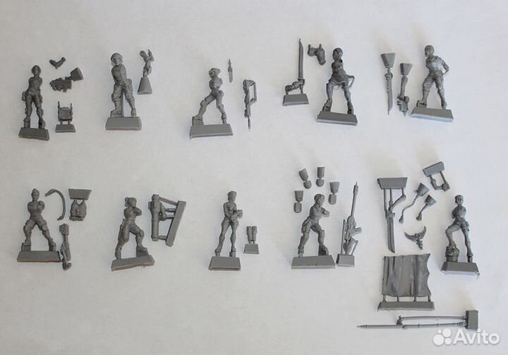 Девушки-воины 28 мм