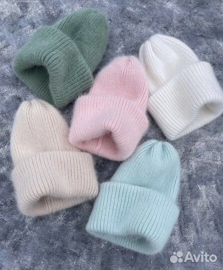 Шапка зимняя из ангоры