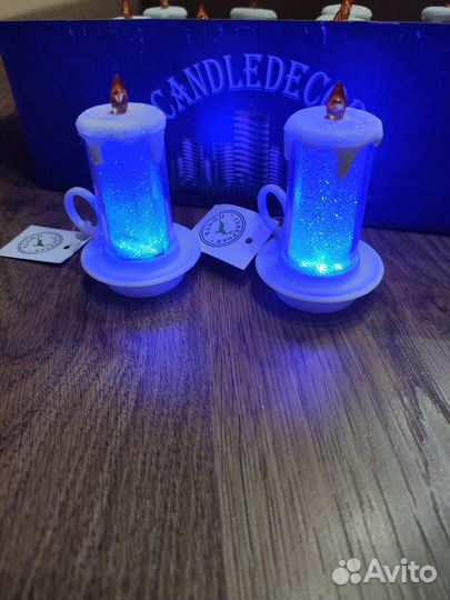 Свечи новогодние декоративные светодиодные