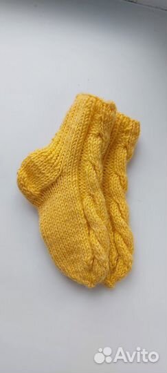 Носки вязанные детские, женские,пинетки, мужские