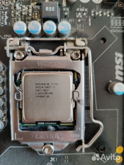 Материнская плата, процессор, память и кулер