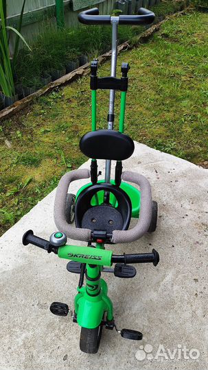 Детский велосипед с ручкой бу