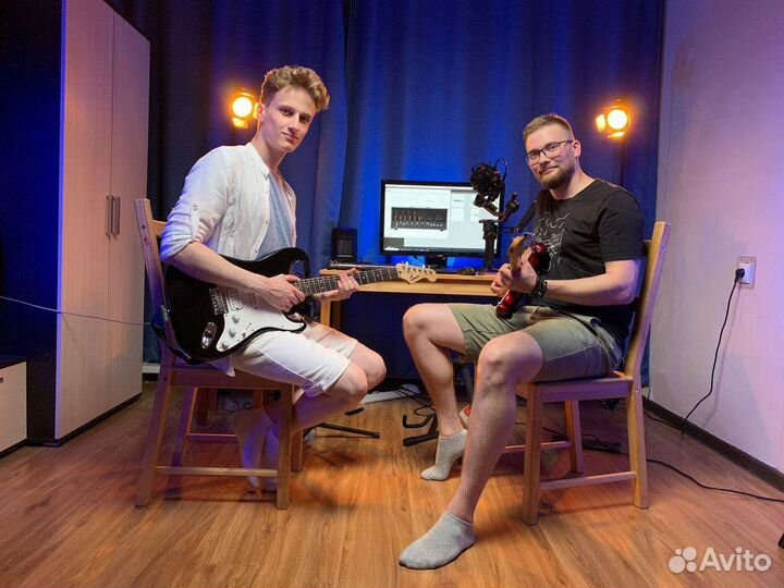 Уроки игры на акустической и электрогитаре