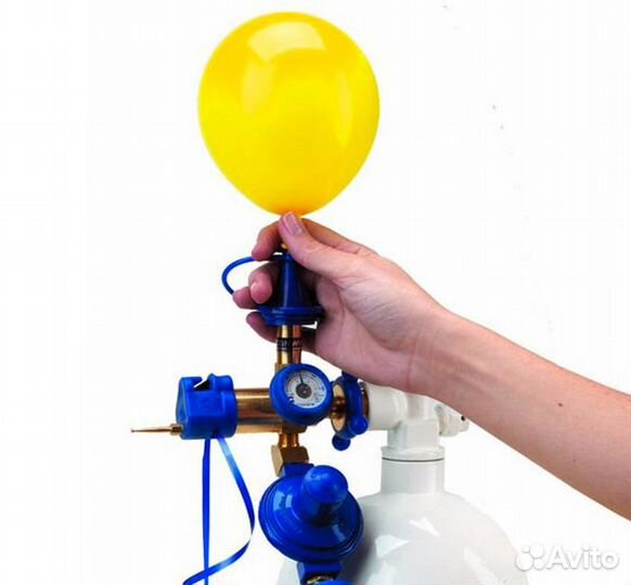 Надуть гелием свои шары