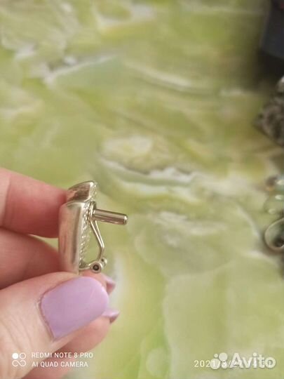 Серебряные серьги