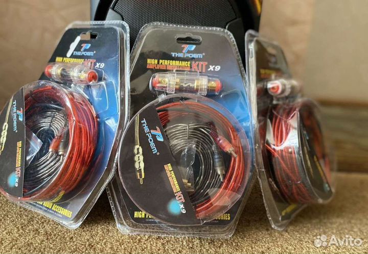 Провода для сабвуфера, усилителя. Авто набор