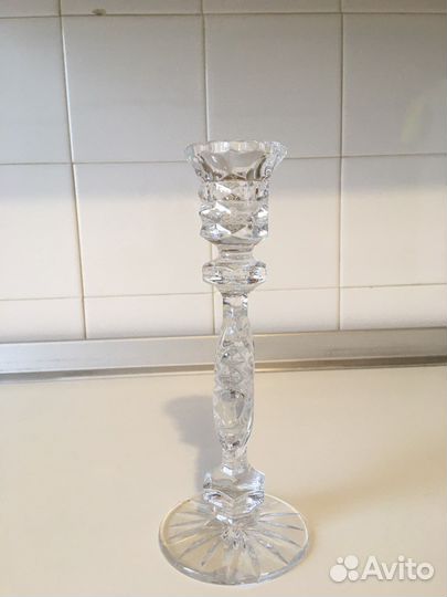 Подсвечник хрустальный СССР