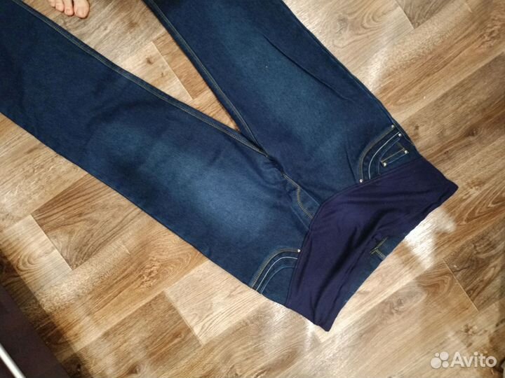 Джинсы утепленные для беременных 52-54