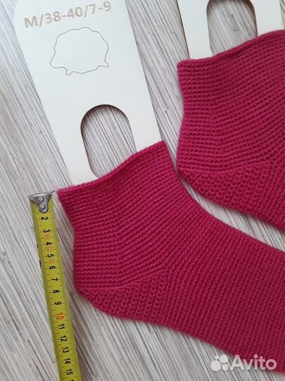 Носки шерстяные вязаные ручная работа