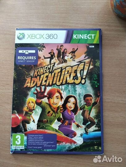 Лицензионный диск kinnect adventures на xbox 360
