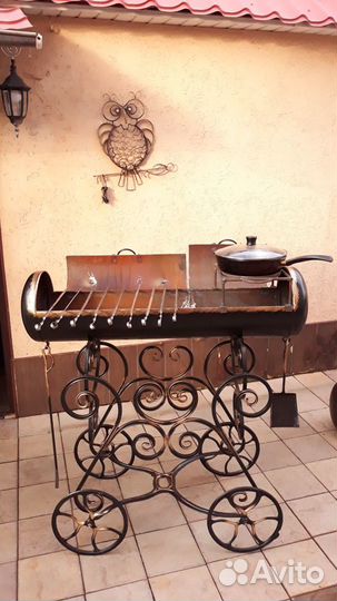 Мангал и коптильня,гриль 3 в одном