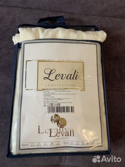 Новый готовый тюль под лен 5*2.7