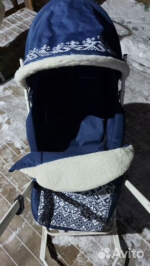 Коляска санки