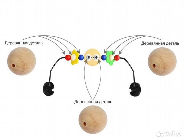Шезлонг детский для новорожденных детей