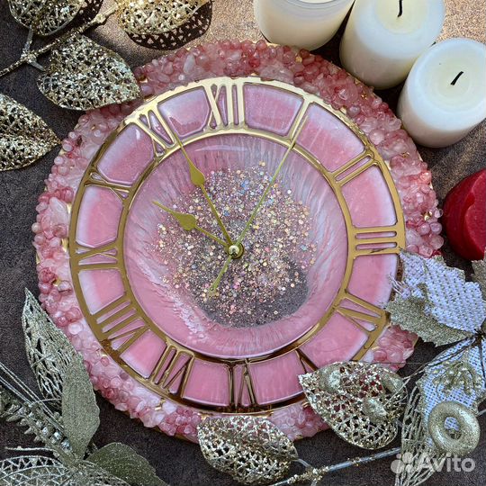 Часы из эпоксидной смолы