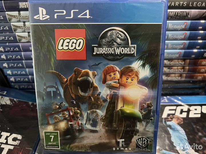 Диск lego Мир Юрского Периода PS4 / Новый