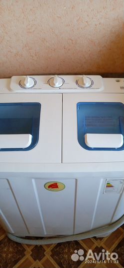 Продам стиральную машину полуавтомат