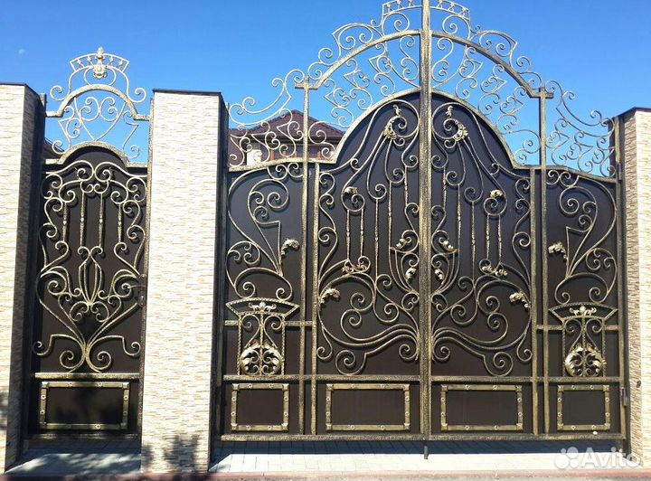 Кованые ворота