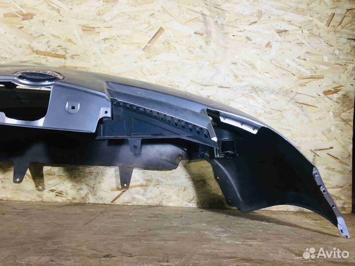 Бампер передний Дорест Nissan Note E11 Серебротума