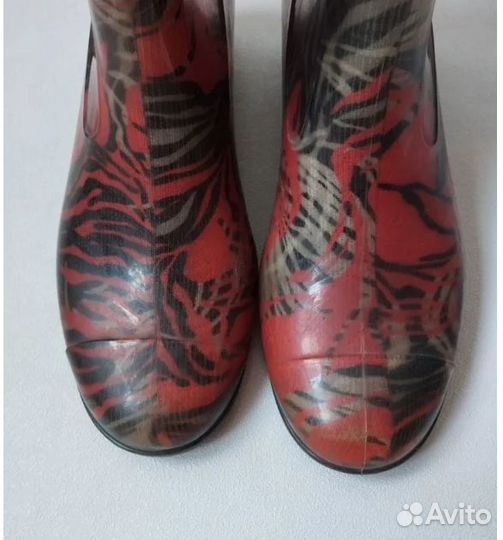 Резиновые сапоги женские высокие 38