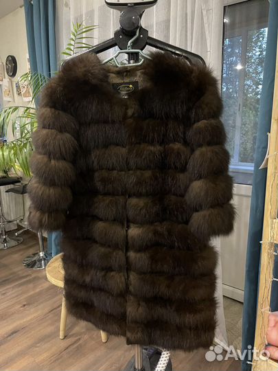 Шуба трансформер песец