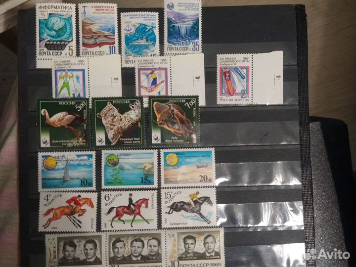 Почтовые марки СССР и России