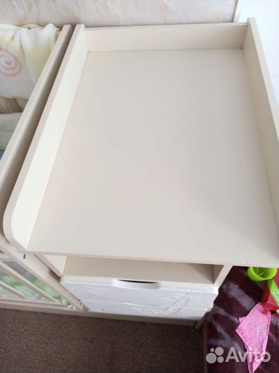 Детская кроватка трансформер с маятником