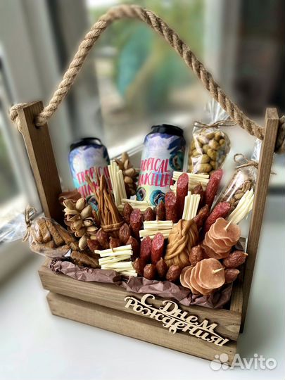 Мужские съедобные букеты в подарок