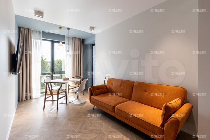 1-к. апартаменты, 37 м², 3/8 эт.