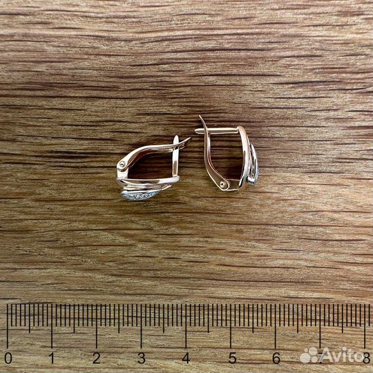 Серьги с фианитами, №Z411331N4