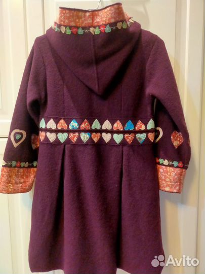 Пальто для девочки 134