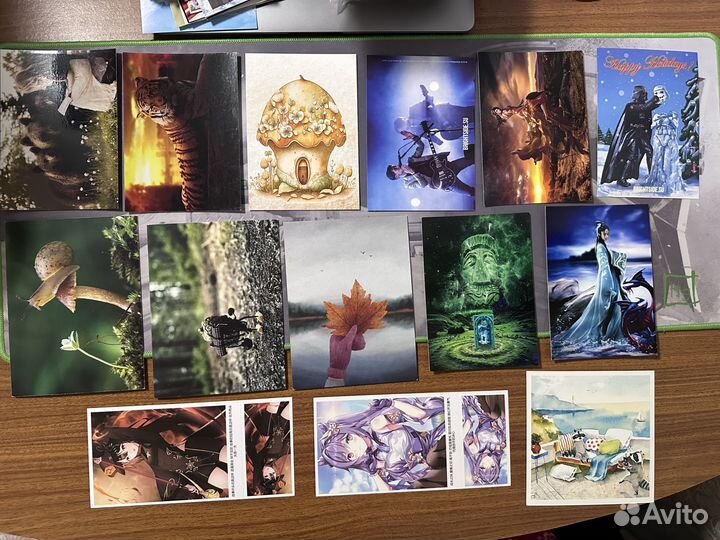 Набор чистых открыток для посткроссинга №9