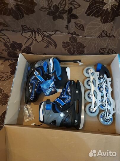 Раздвижные роликовые коньки MaxCity