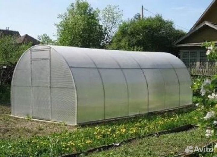 Теплица двойная дуга