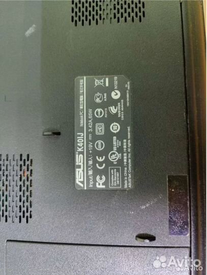 Разбор ноутбука asus k40ij