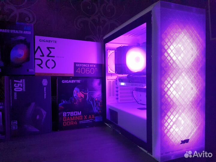 Мощный Пк XPG Defender RTX 4060 Ti+ Core i5 13400F