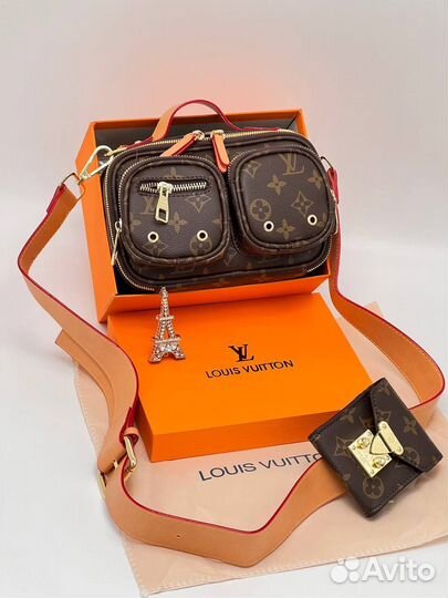 Сумка louis vuitton натуральная кожа