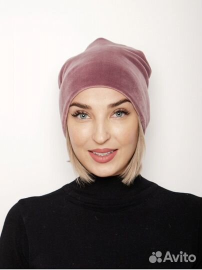 Новая шапка из велюра