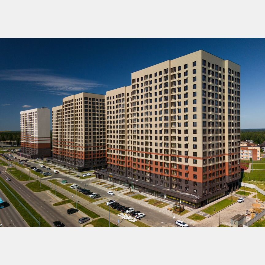 2-к. квартира, 69,9 м², 17/19 эт.