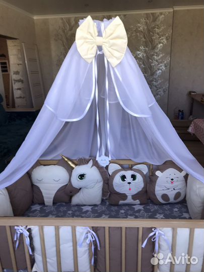 Бортики в детскую кроватку