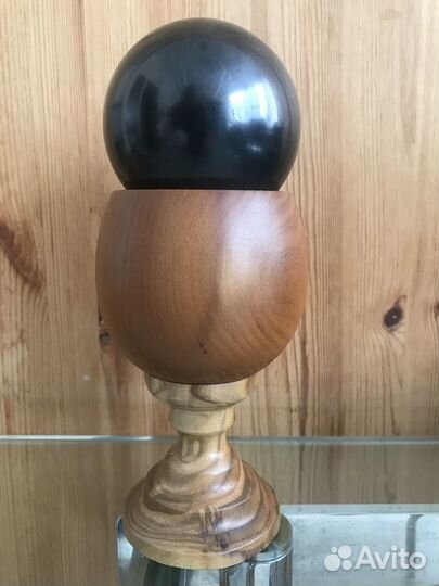 Кубок Маклюра Софора. Шар Хруст Натур 9см