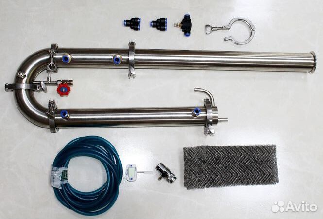 Бражная колонна для самогонного аппарата, кламп 2