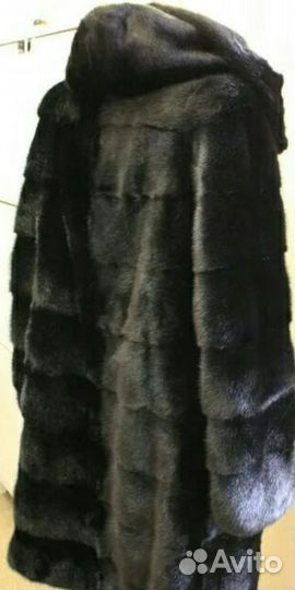 Шуба норковая 46 48 бу черная