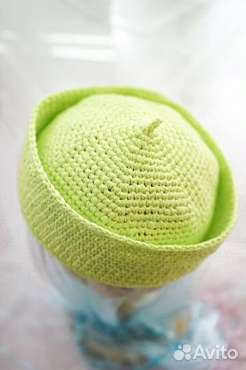 Шапочка морячка из хлопка