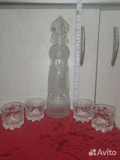 Посуда СССР цветное стекло