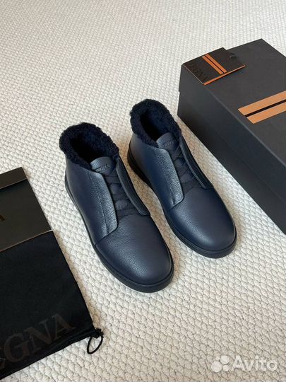 Кеды мужские с мехом Zegna 39-46