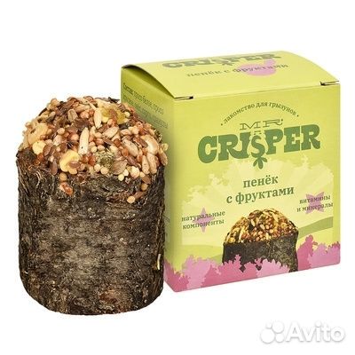 MR.Crisper Лакомство для грызунов Пенек с фруктами