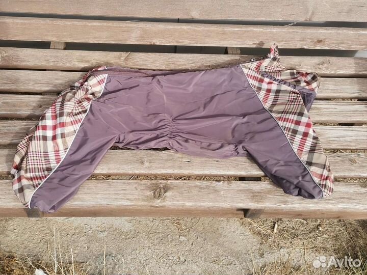 Комбенизон дождевик для собаки девочки 40-45см