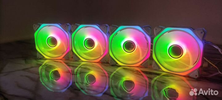 Вентиляторы для корпуса белые 120мм argb