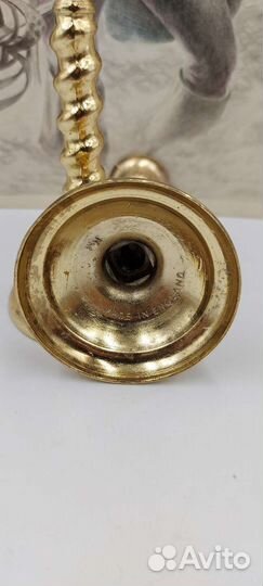 Пара антикварных подсвечников Англия